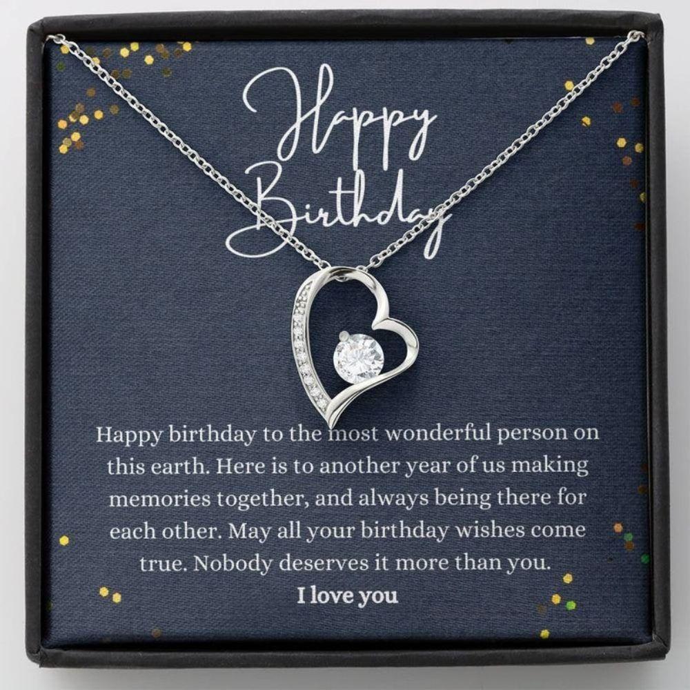 Mom Necklace, Happy Birthday Gift 
