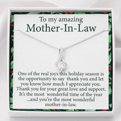 Mother-in-law Necklace, Mother in law gift necklace: present, xmas gift
